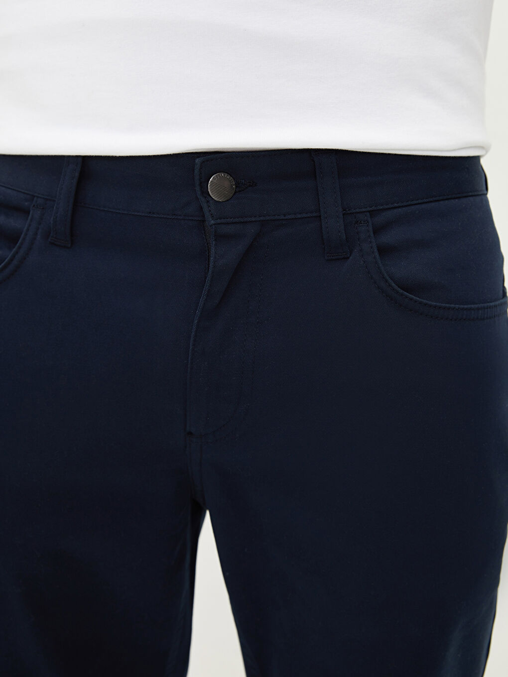 Lacivert Slim Fit Erkek Pantolon-2