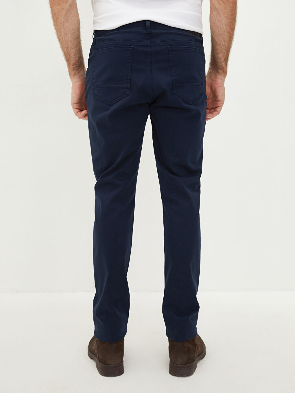 Lacivert Slim Fit Erkek Pantolon-4