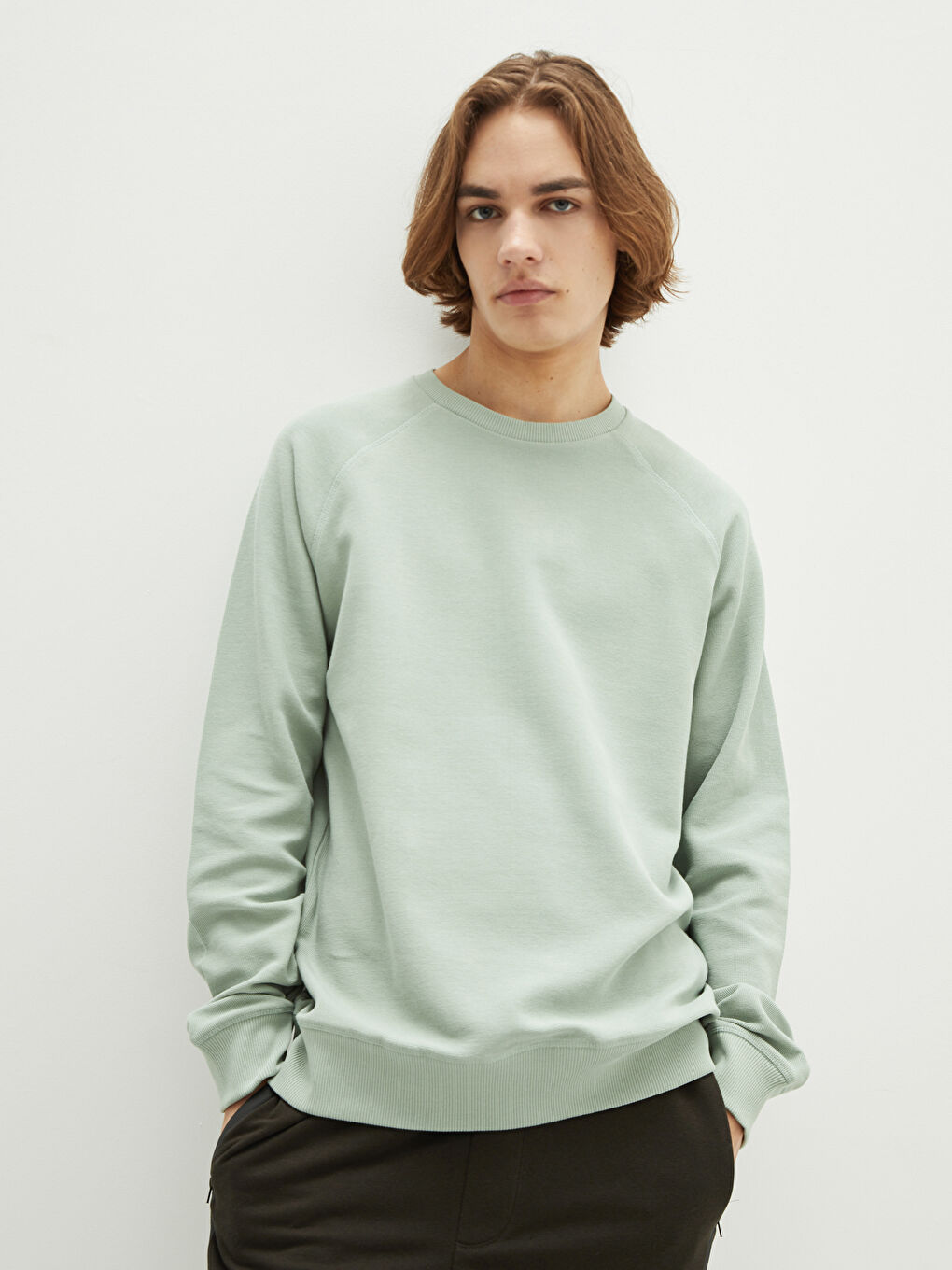 XSIDE Mann GRÜN Sweatshirt -W1JV64Z8-R5J