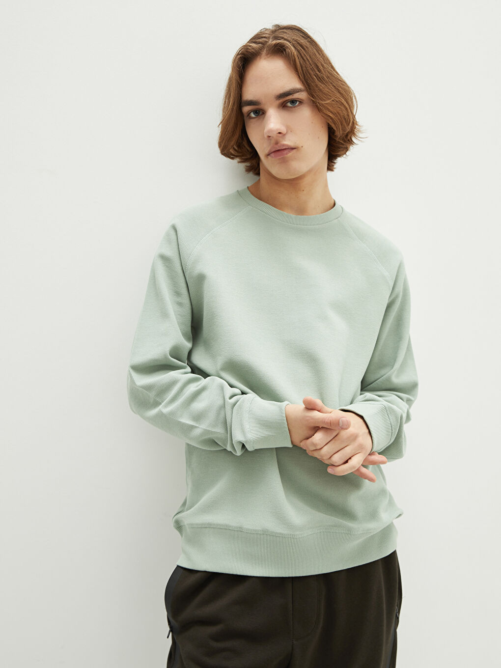XSIDE Mann GRÜN Sweatshirt -W1JV64Z8-R5J