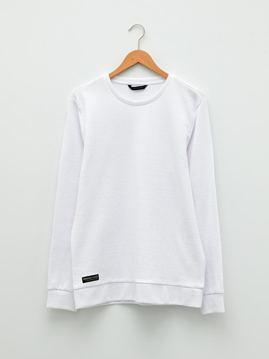 Crew Neck Long Sleeve Men's Sweatshirt-5