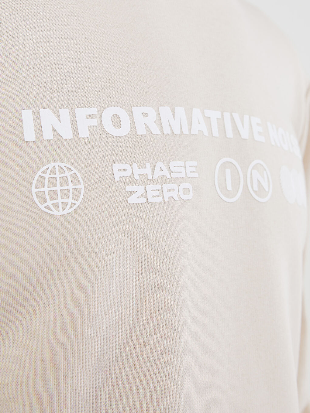 Rundhalsausschnitt Langarm Bedrucktes Herren-Sweatshirt-3