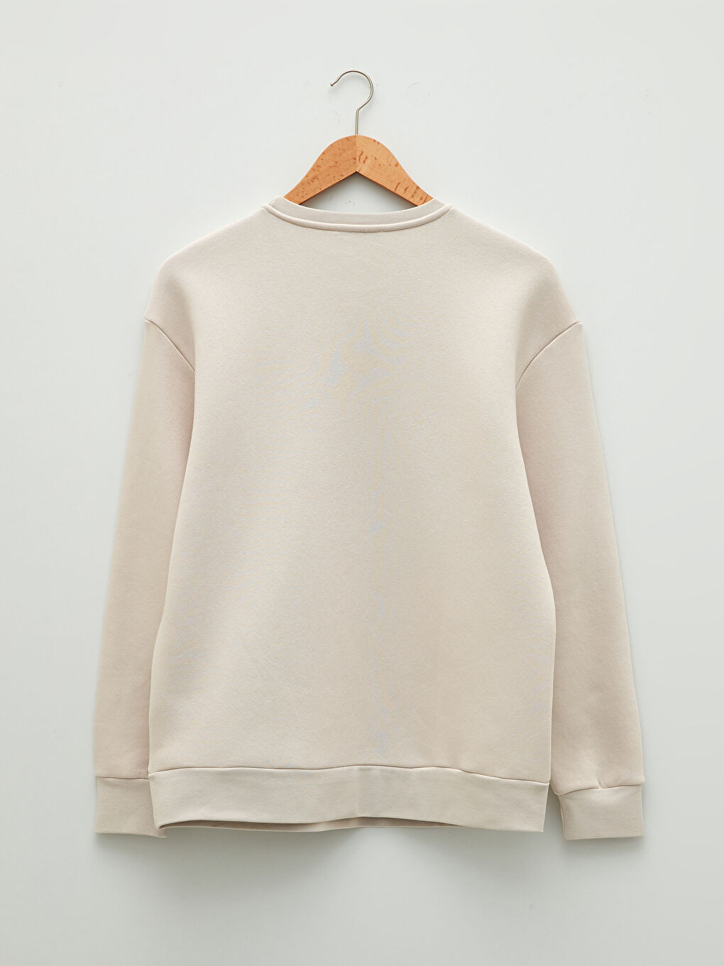 Crew Neck Printed Men's Thick Sweatshirt-6