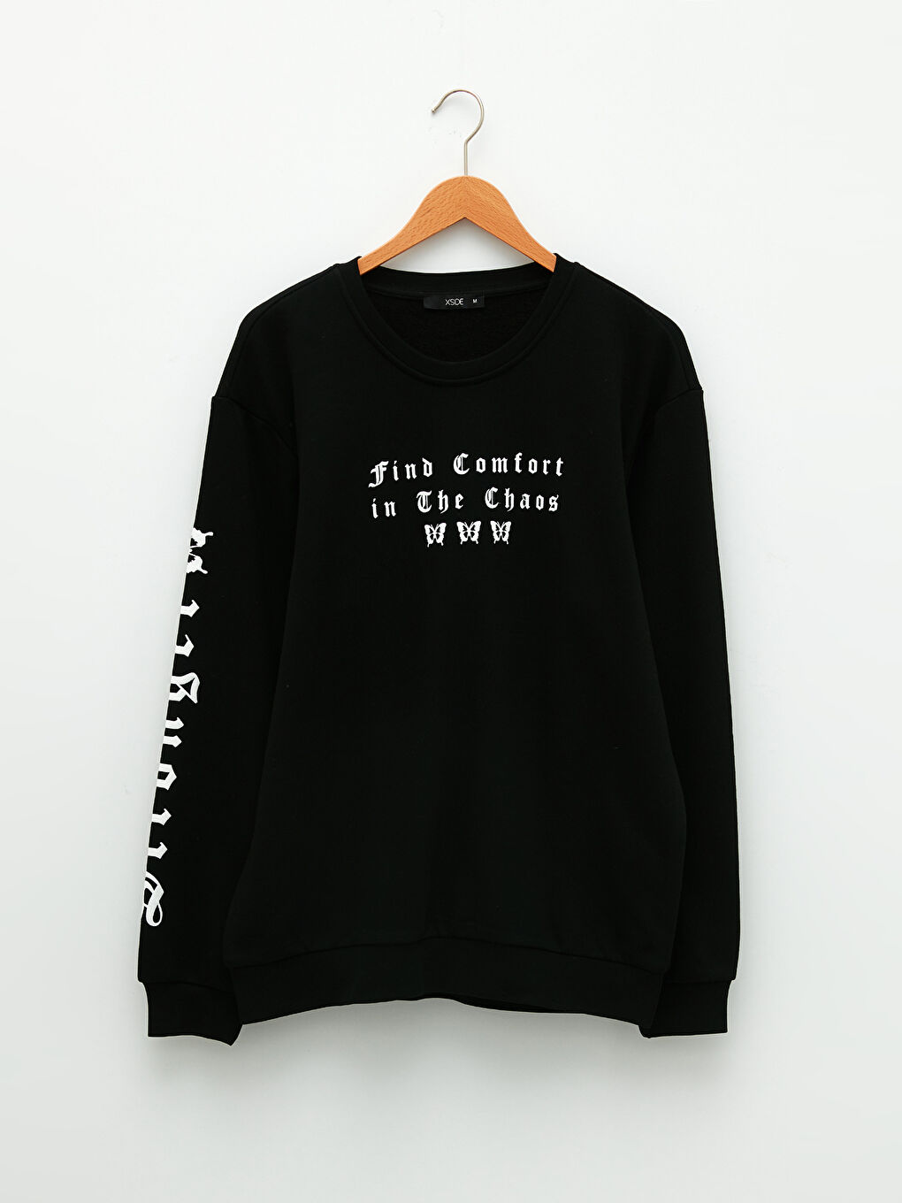 Crew Neck Long Sleeve Printed Men's Sweatshirt-7
