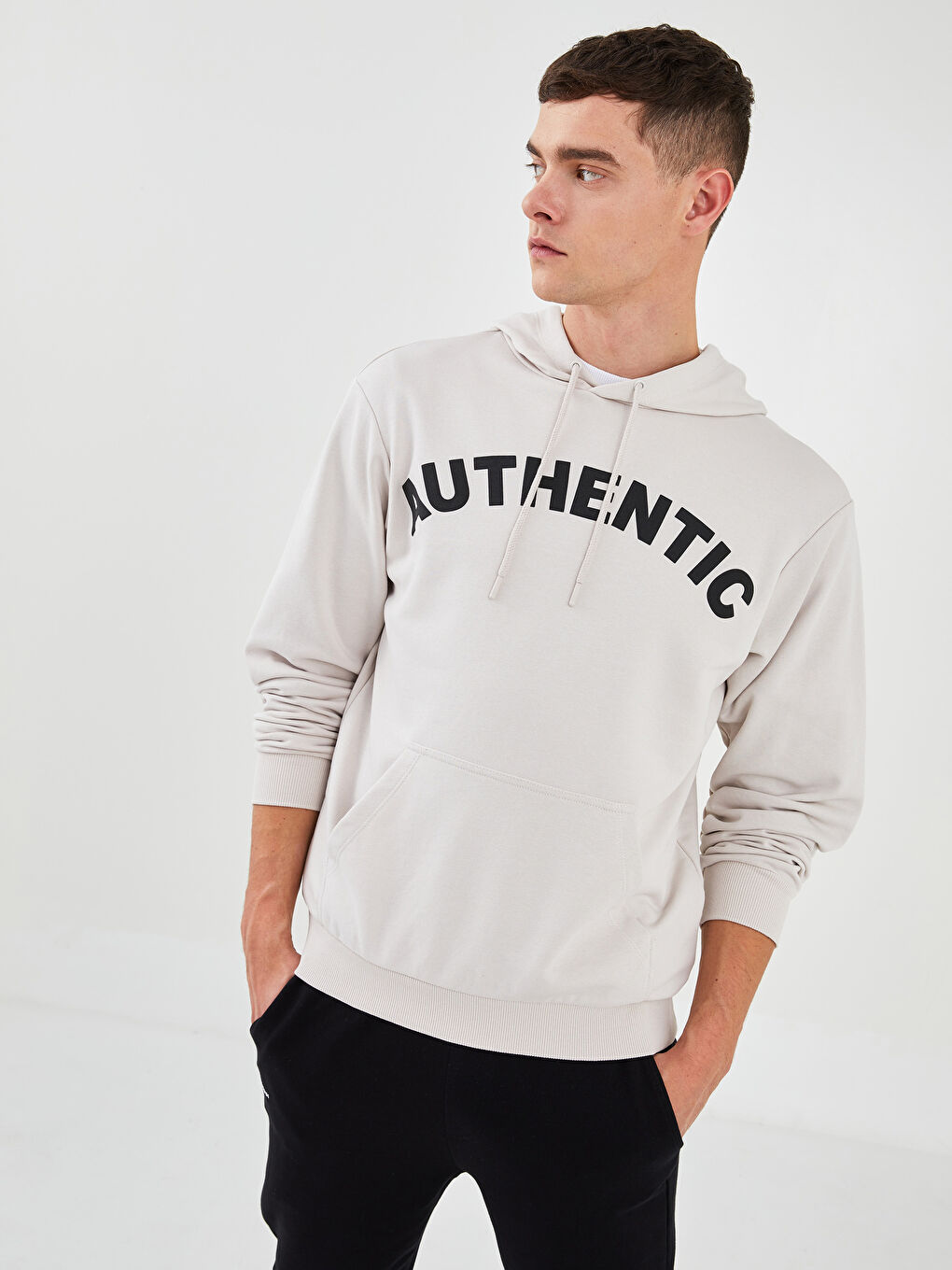 XSIDE Long Sleeve Printed Men's Hoodie -W1JY63Z8-QU5