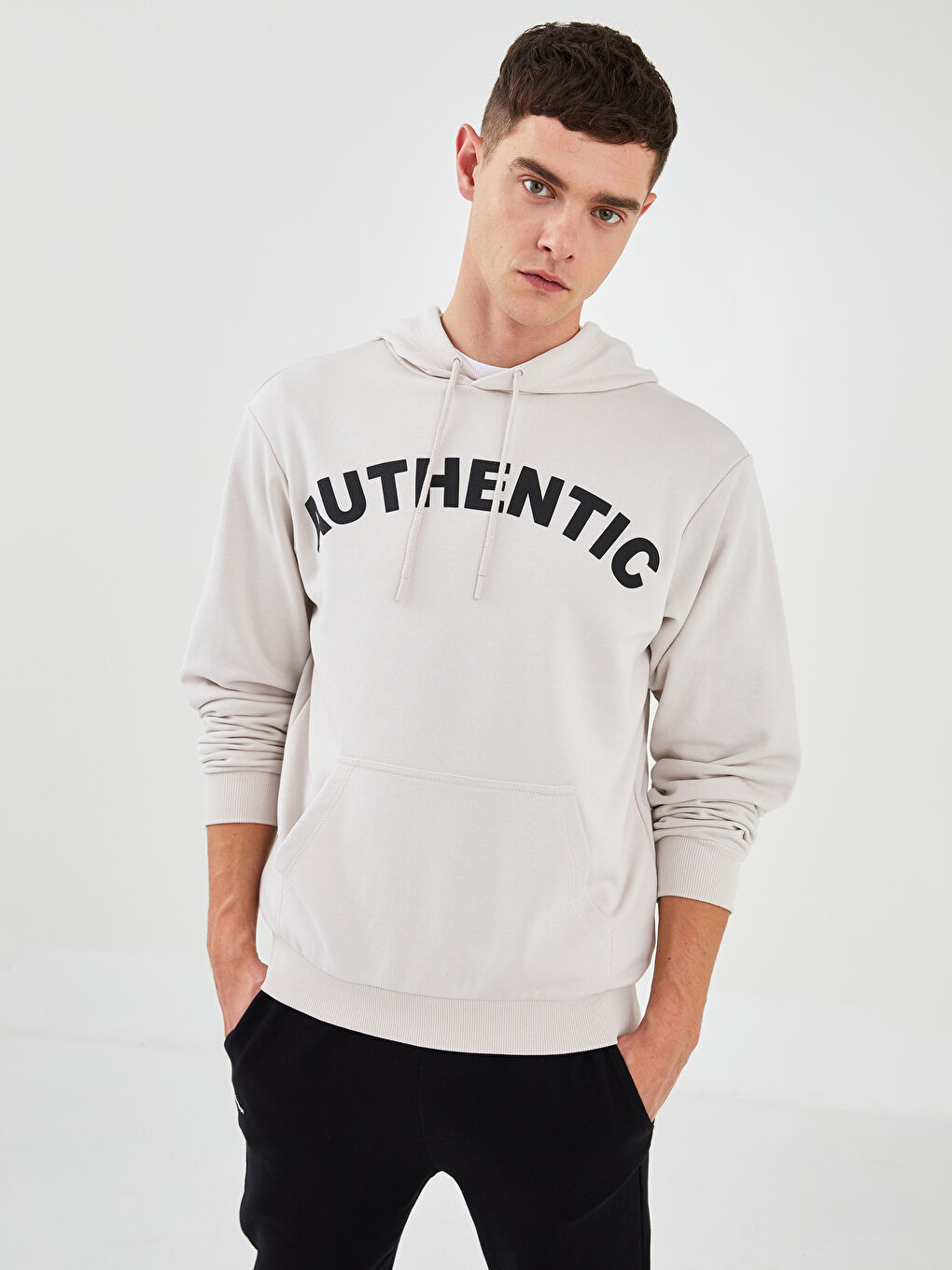 XSIDE Long Sleeve Printed Men's Hoodie -W1JY63Z8-QU5