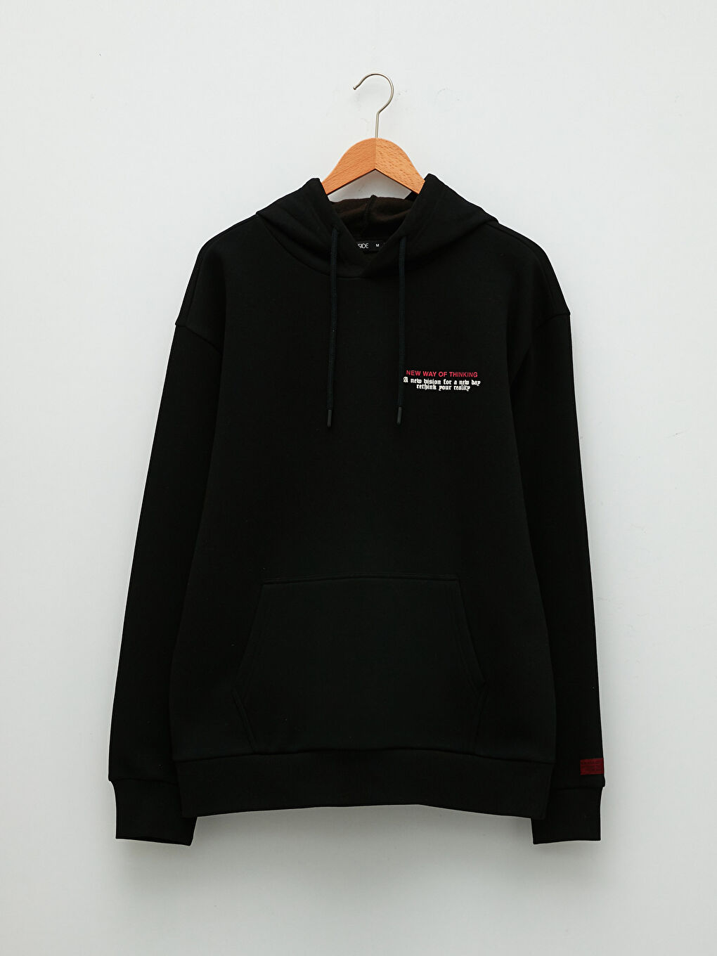 Oversize Long Sleeve Printed Men's Thick Hoodie-5