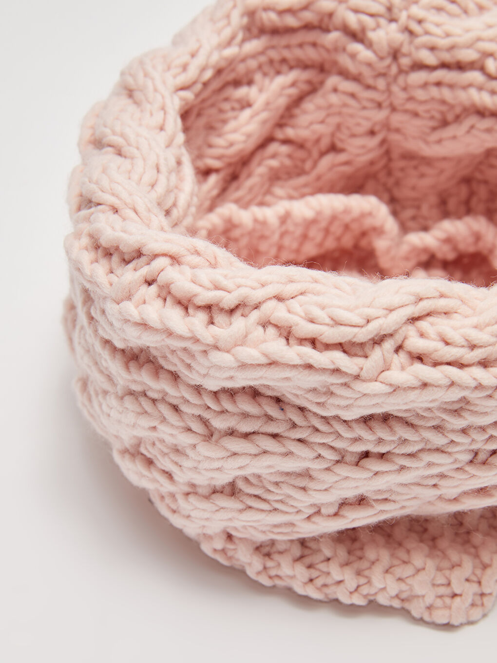 Self Patterned Girl Knit Snood-3