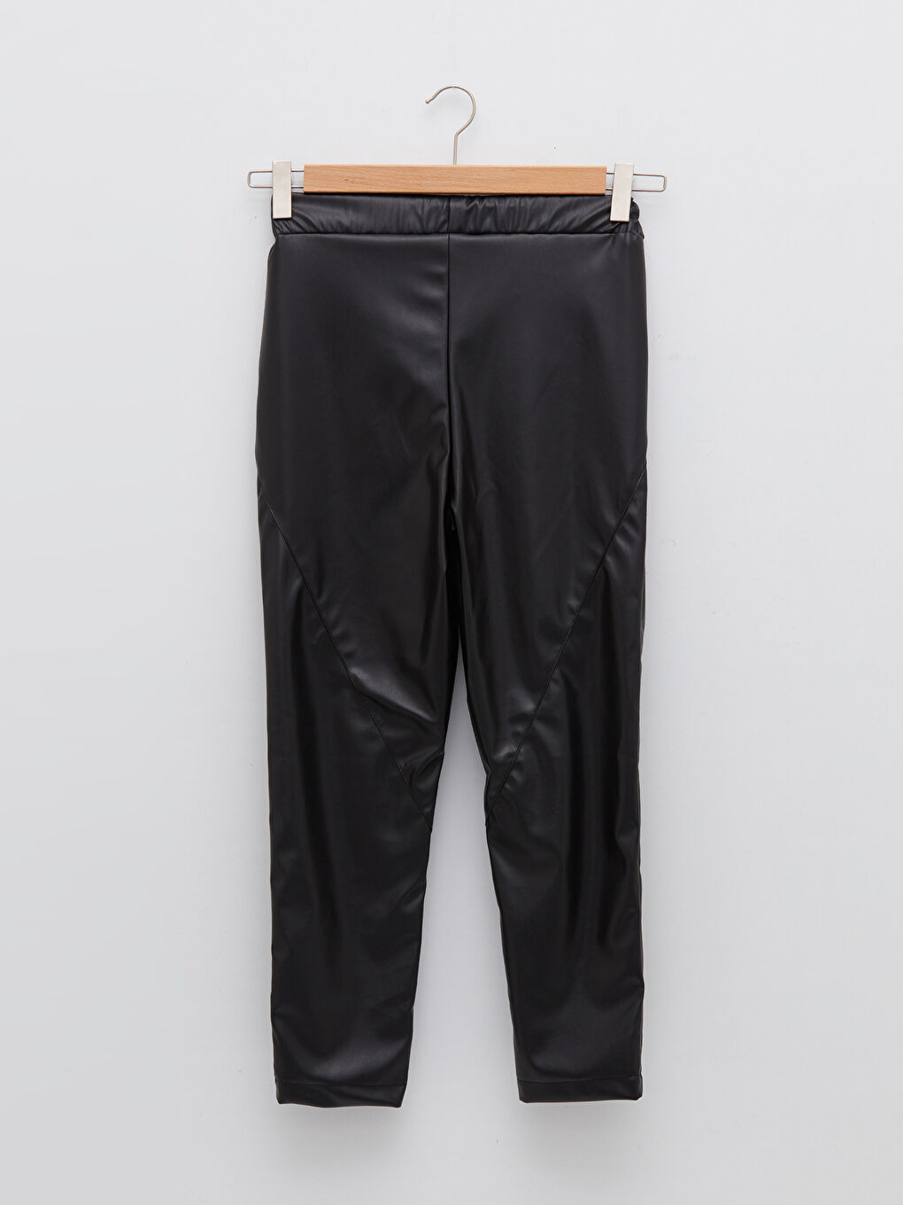 Pantalon à Taille Élastique Coupe Droite Standard pour Femmes-6