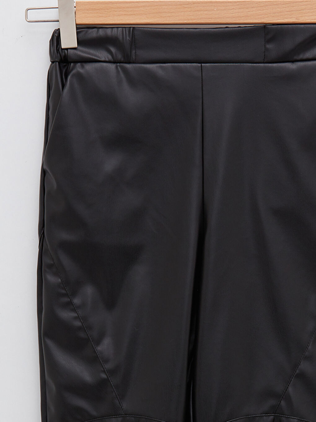 Pantalon à Taille Élastique Coupe Droite Standard pour Femmes-7