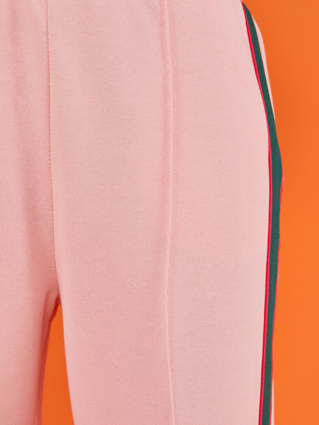 Женские спортивные штаны с эластичной талией и полосатым узором-3