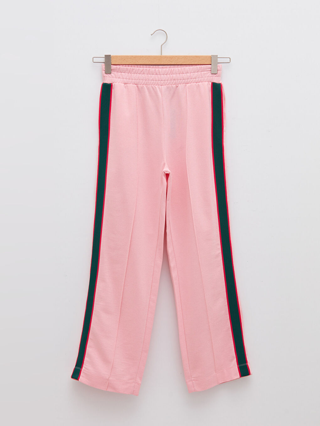 Женские спортивные штаны с эластичной талией и полосатым узором-6