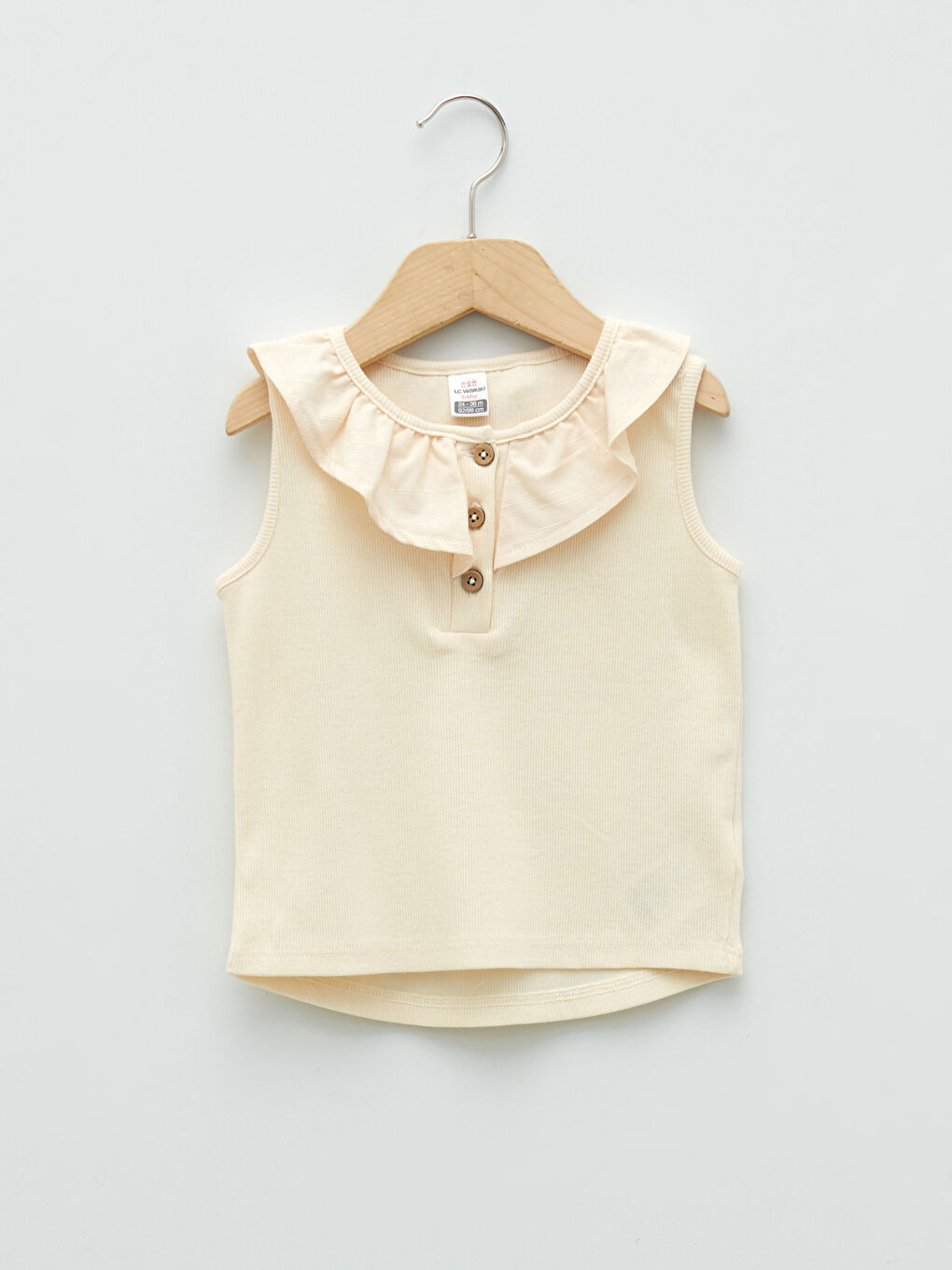 LCW baby Rundhalsausschnitt Basic Baumwolle Baby Mädchen Tanktop -W1K015Z1-FDP