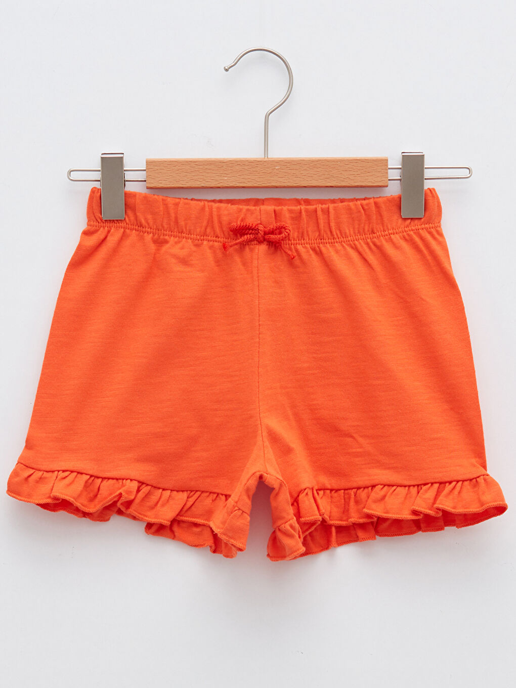 Elastic Waist Basic Cotton Baby Girl Shorts
