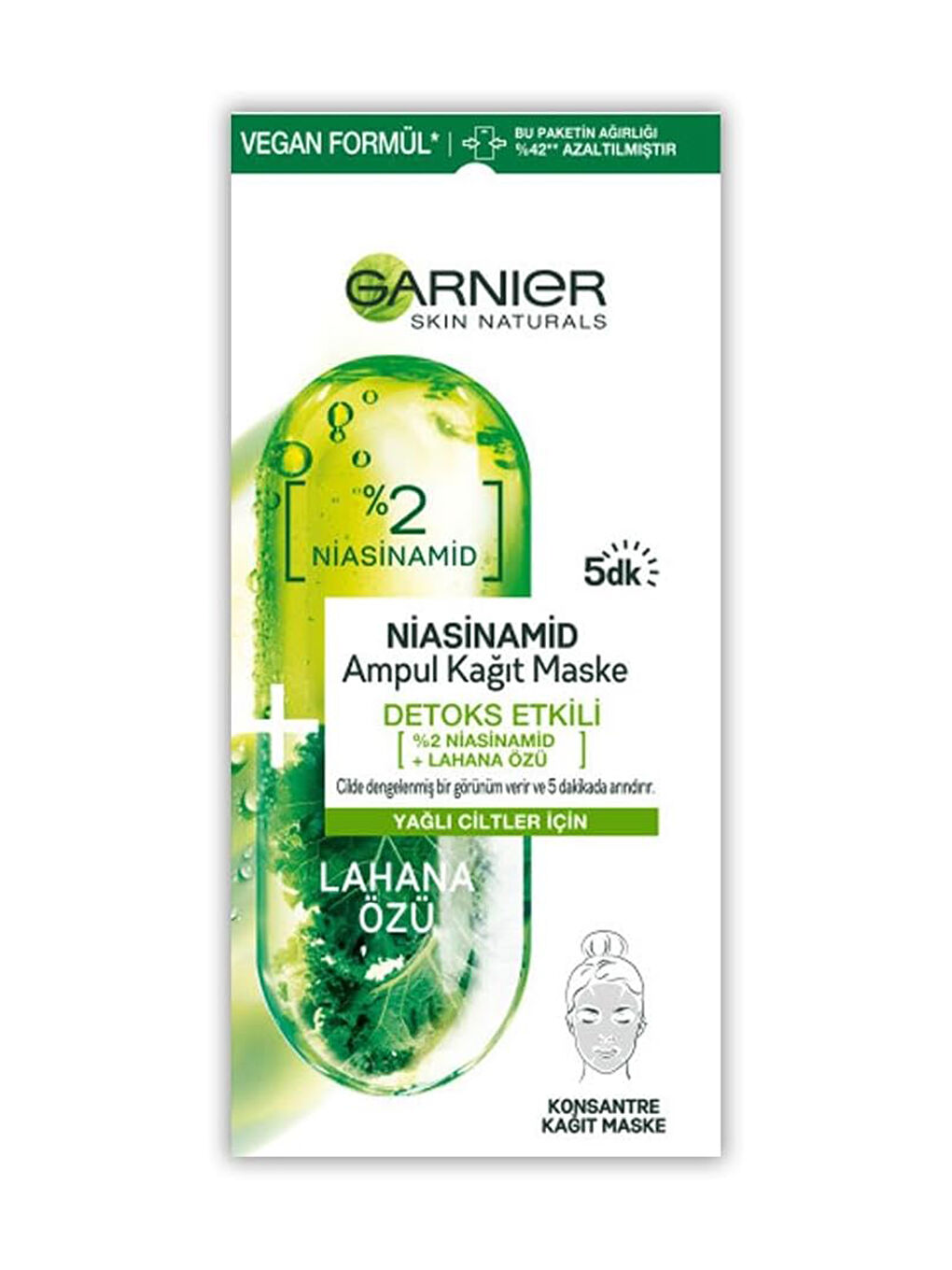 GARNIER Karışık Kağıt Yüz Maskesi