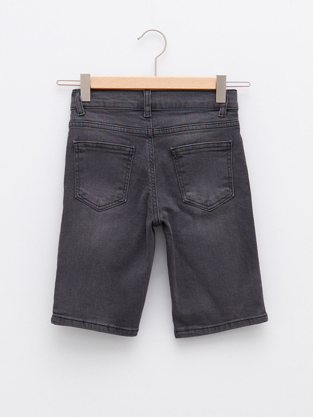 Short en jean garçon en coton-1