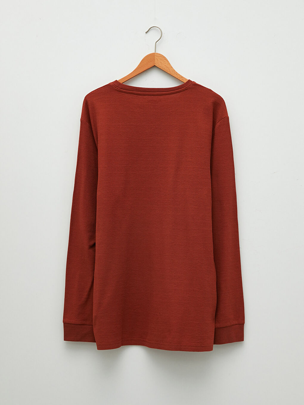 Plus Size Crew Neck Long Sleeve Printed Men's T-Shirt-10