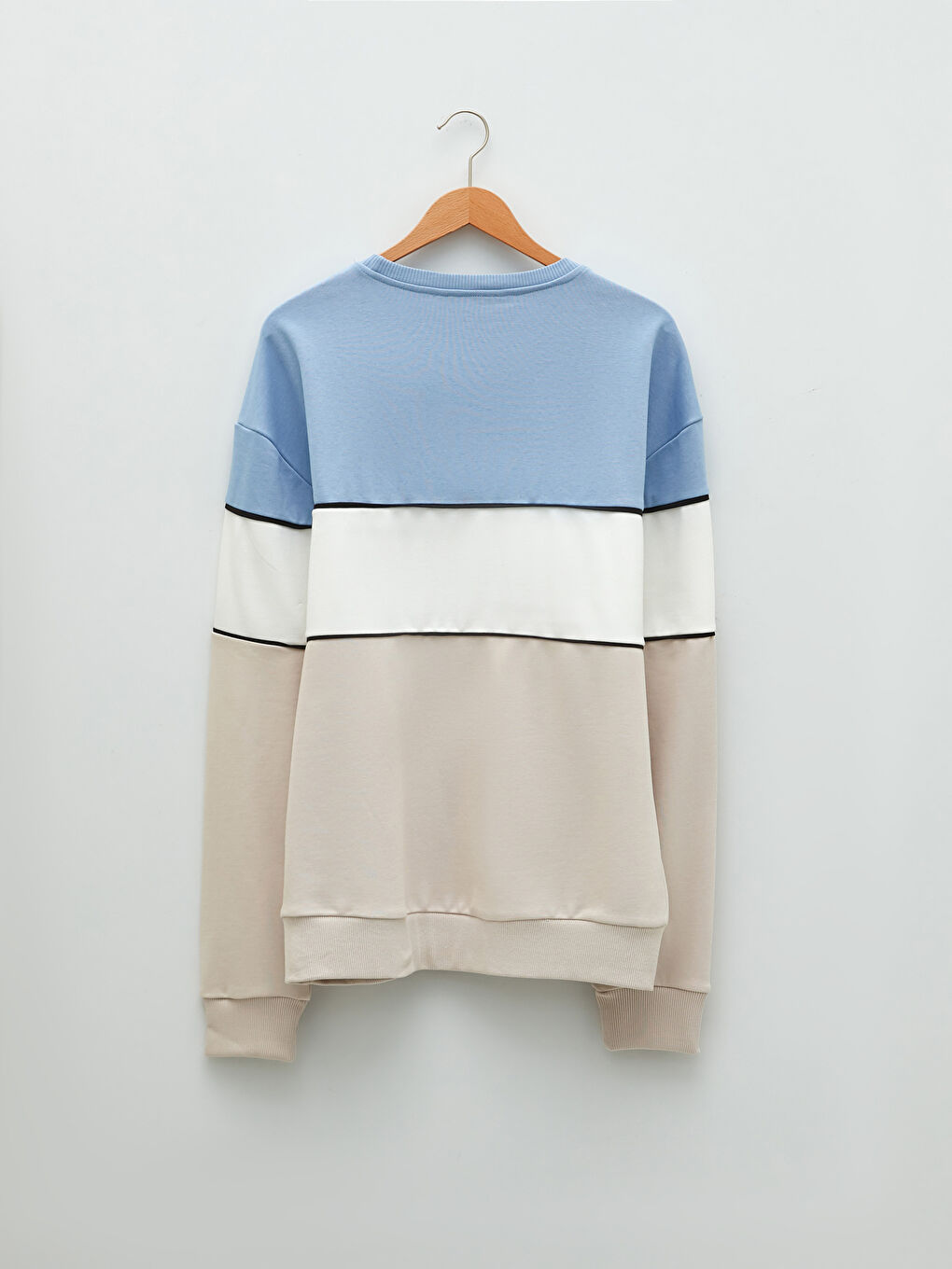 Dukserica za Muškarce sa Štampom, Okrugli izrez, Dugi Rukav, Preveliko-6