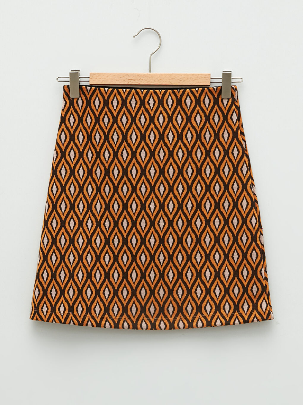XSIDE Women's Standard Fit Patterned Skirt With Zipper Waist -W1K236Z8-QTC