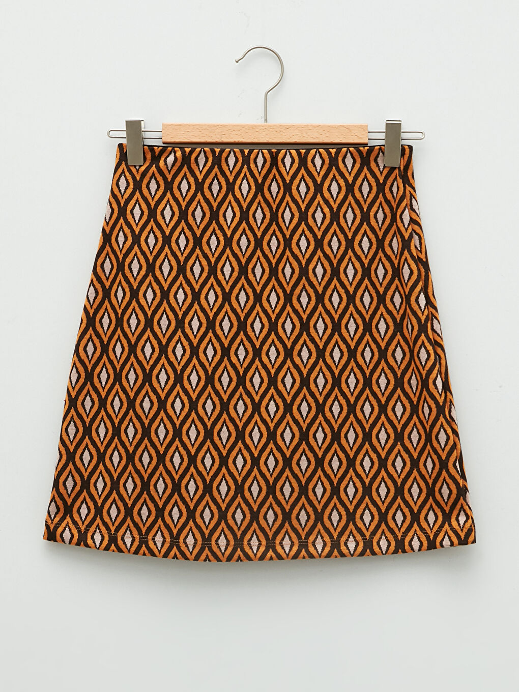 XSIDE Women's Standard Fit Patterned Skirt With Zipper Waist -W1K236Z8-QTC