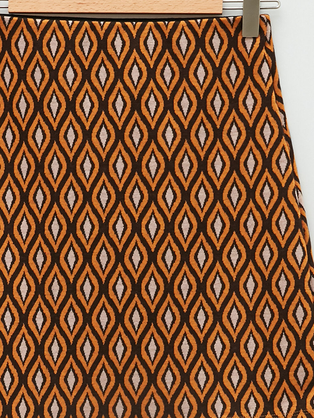XSIDE Women's Standard Fit Patterned Skirt With Zipper Waist -W1K236Z8-QTC