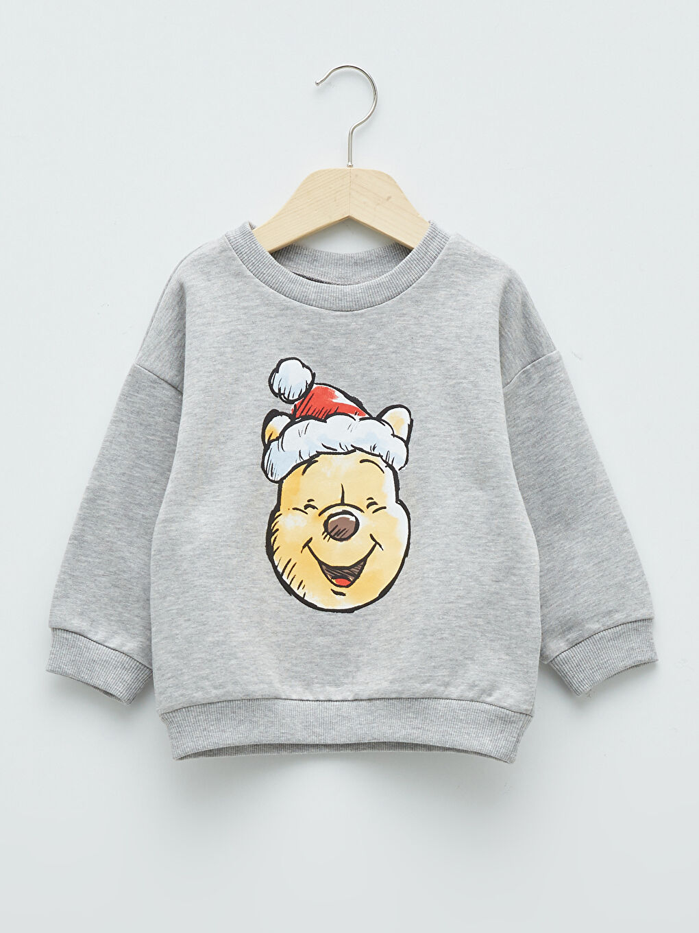 LCW baby Sweat-shirt Bébé Garçon Imprimé Winnie l'Ourson à Manches Longues et Col Rond 2 Pièces -W1K250Z1-LTQ