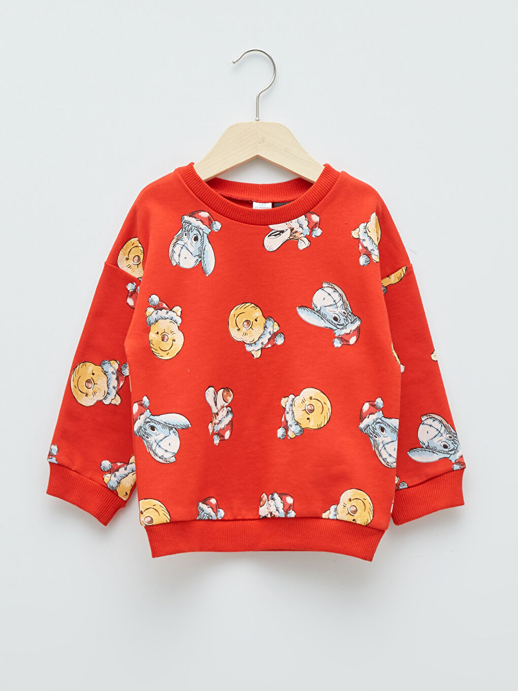 LCW baby Sweat-shirt Bébé Garçon Imprimé Winnie l'Ourson à Manches Longues et Col Rond 2 Pièces -W1K250Z1-LTQ