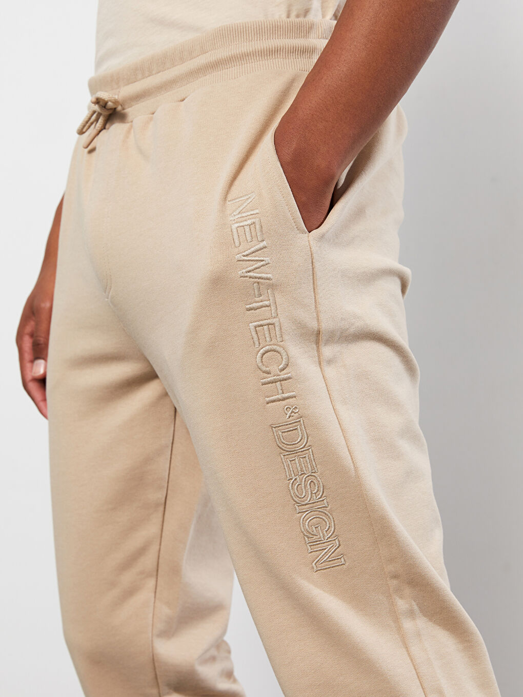 ерлерге арналған тар пішім джоггер спорттық шалбары-2