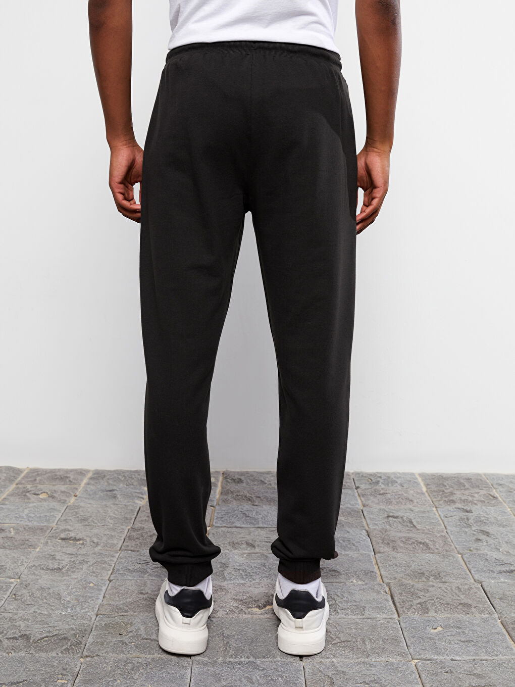 ерлерге арналған тар пішім джоггер спорттық шалбары-4