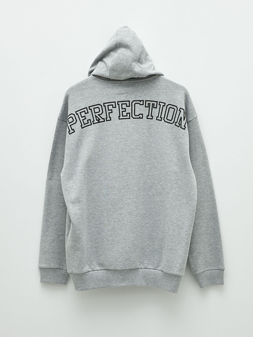 Ерлерге арналған ұзын жеңді принтті қалың худи-7