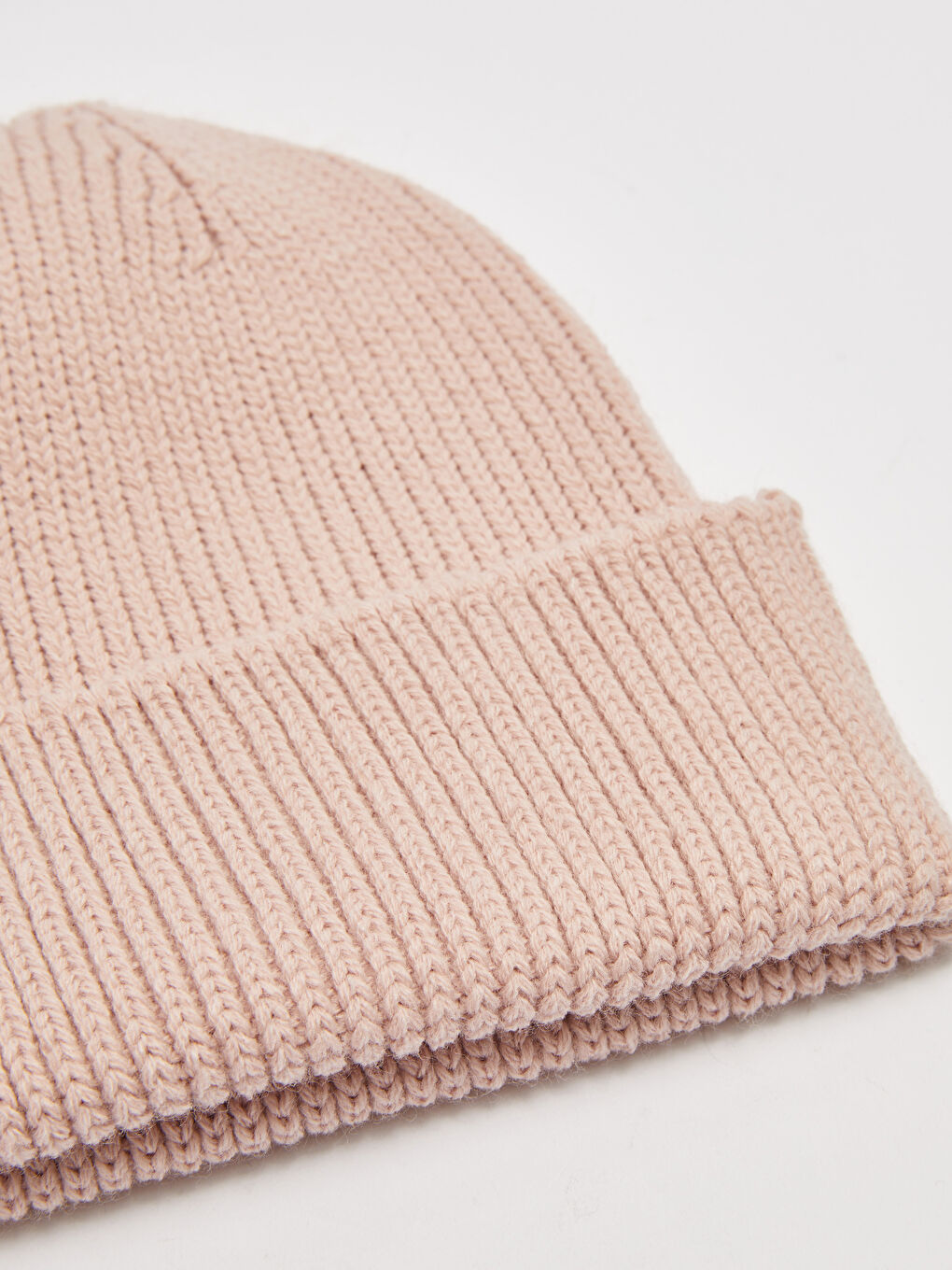 Pembe Kadın Triko Bere-5