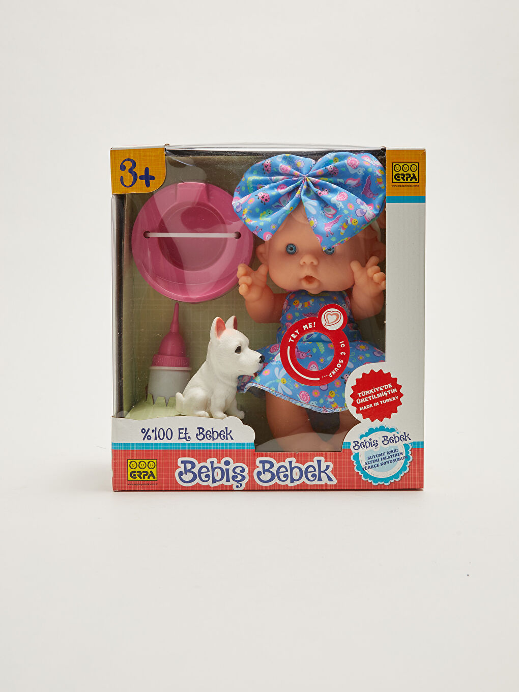 Kız Çocuk Erpa Oyuncak Türkçe Konuşan Altını Islatan Bebiş Bebek-1