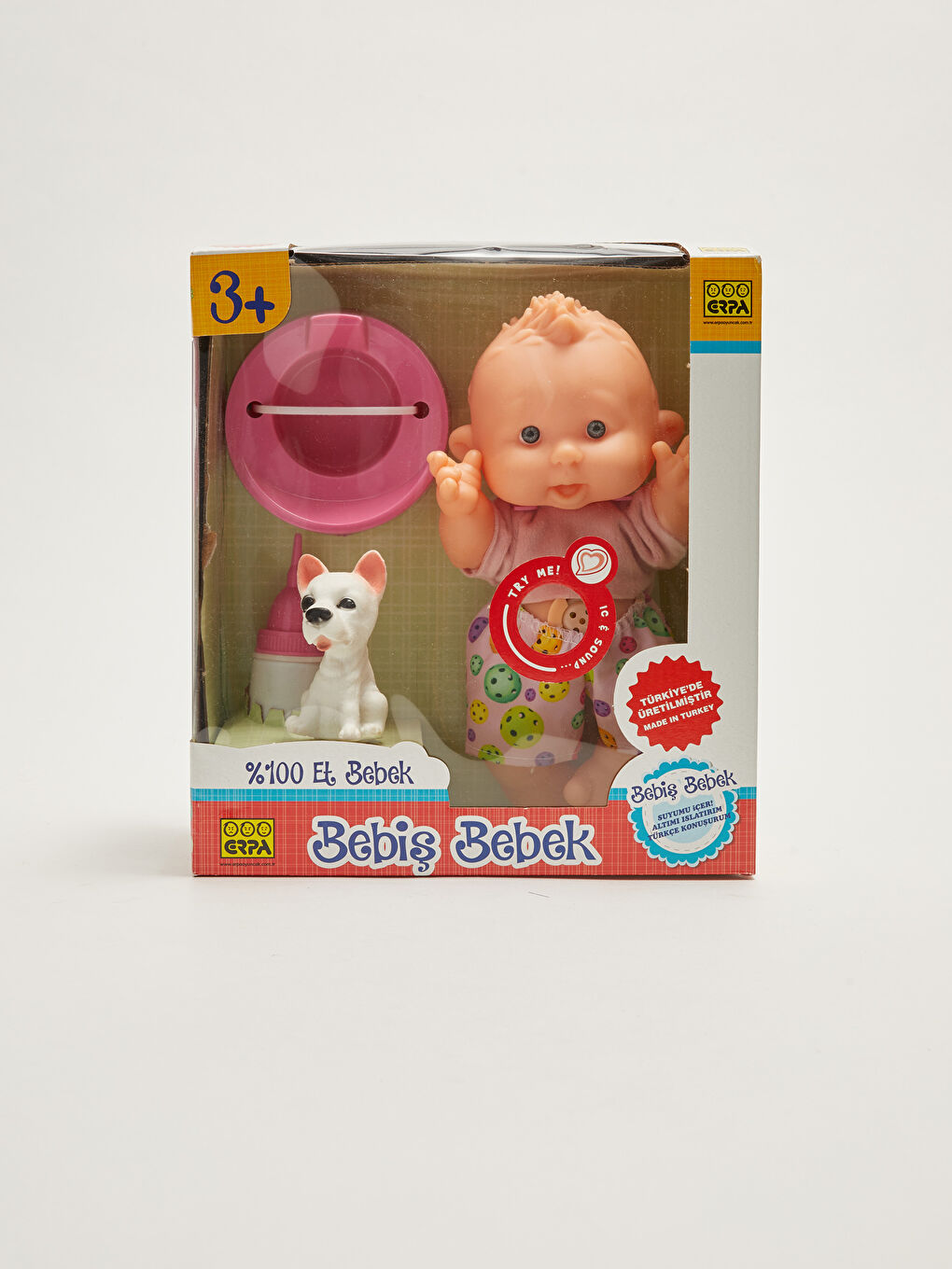 Kız Çocuk Erpa Oyuncak Türkçe Konuşan Altını Islatan Bebiş Bebek-2