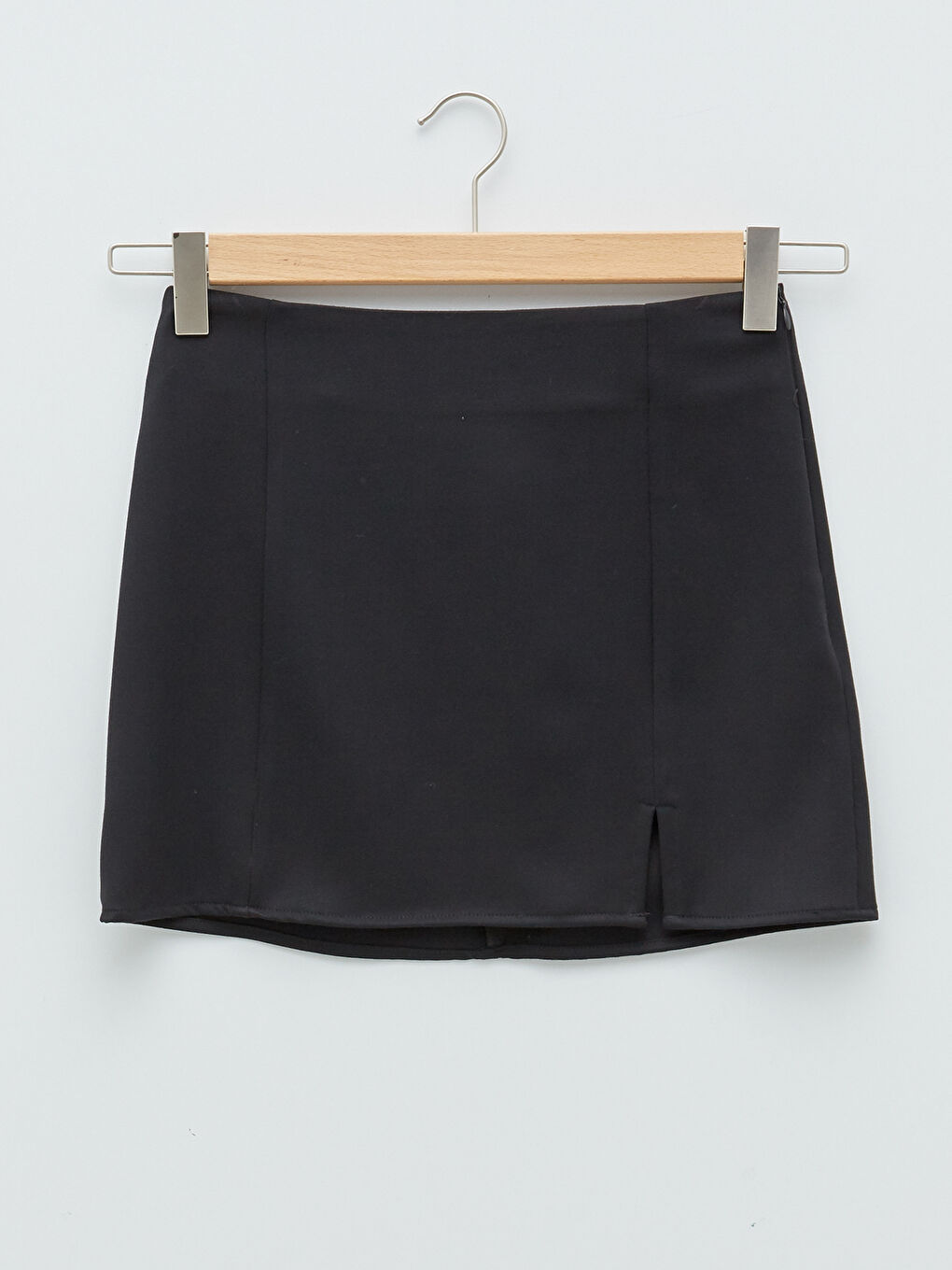 Women's Slim Fit A-Line Mini Skirt With Zipper Waist-6