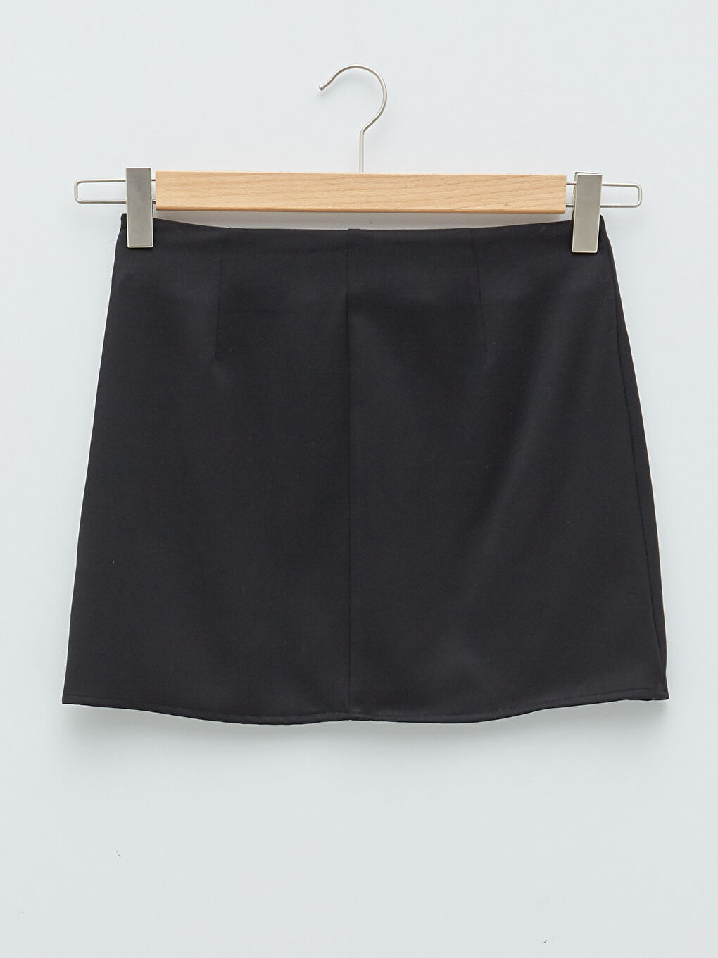 Women's Slim Fit A-Line Mini Skirt With Zipper Waist-7