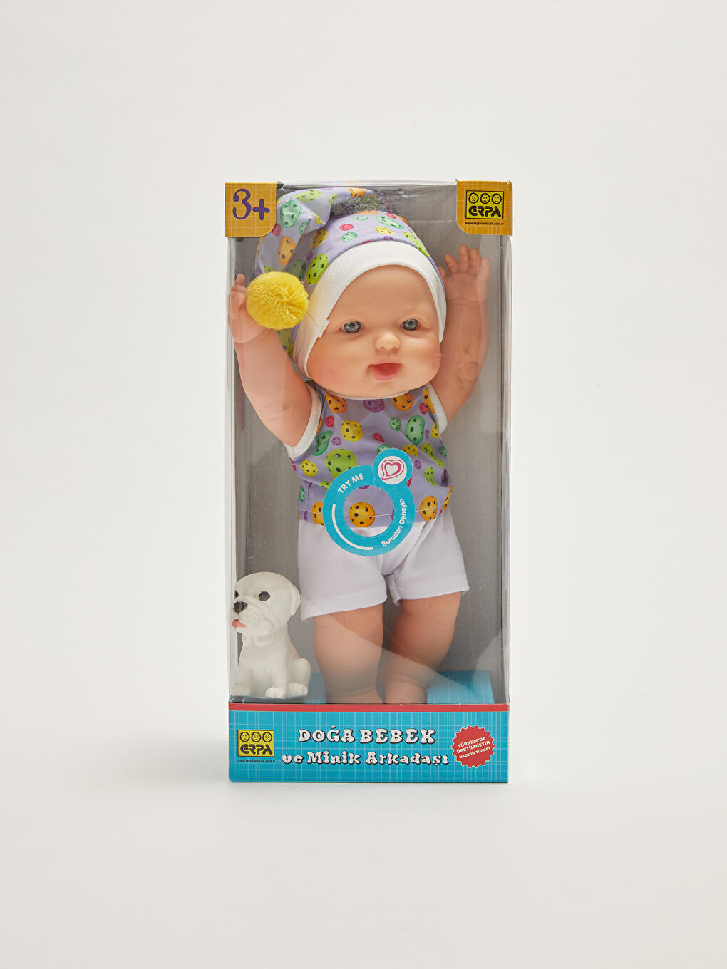 Kız Çocuk Erpa Oyuncak Türkçe Konuşan Doğa Bebek ve Minik Arkadaşı