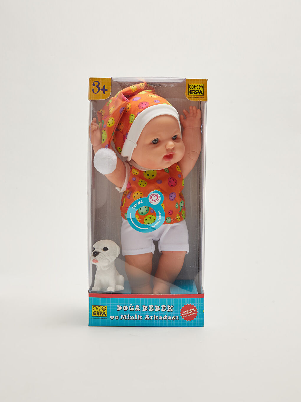 Kız Çocuk Erpa Oyuncak Türkçe Konuşan Doğa Bebek ve Minik Arkadaşı-1