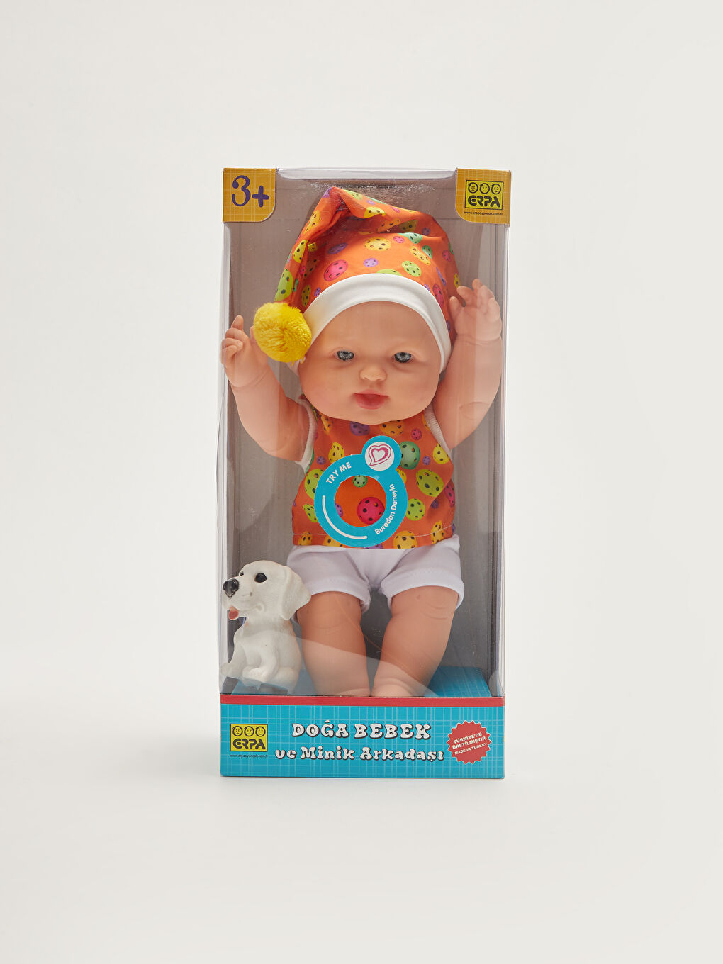 Kız Çocuk Erpa Oyuncak Türkçe Konuşan Doğa Bebek ve Minik Arkadaşı-2
