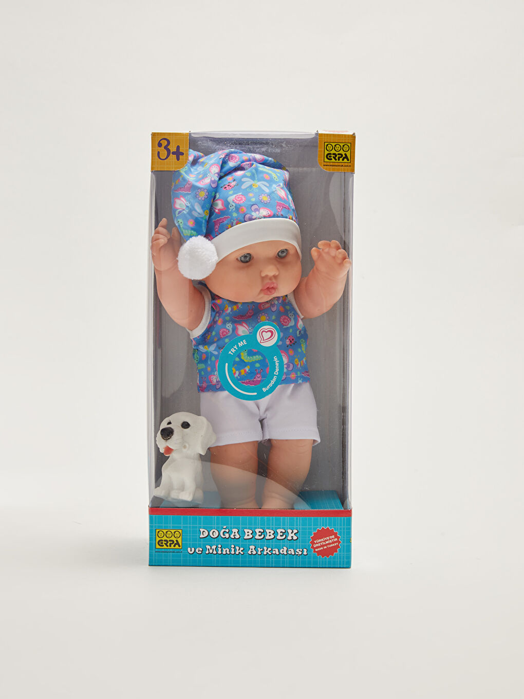 Kız Çocuk Erpa Oyuncak Türkçe Konuşan Doğa Bebek ve Minik Arkadaşı-5