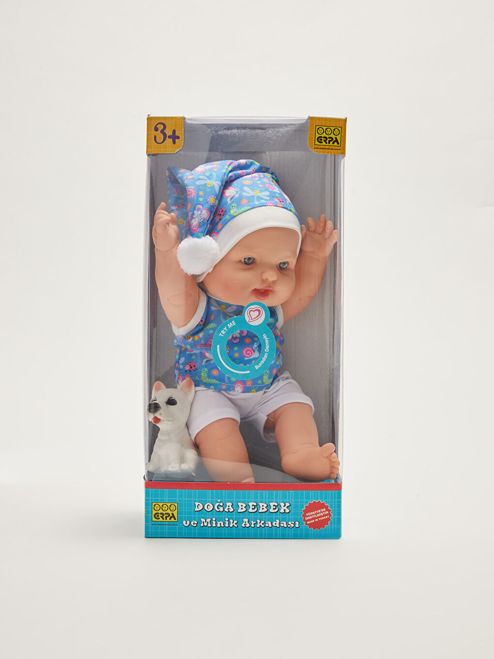 Kız Çocuk Erpa Oyuncak Türkçe Konuşan Doğa Bebek ve Minik Arkadaşı-6