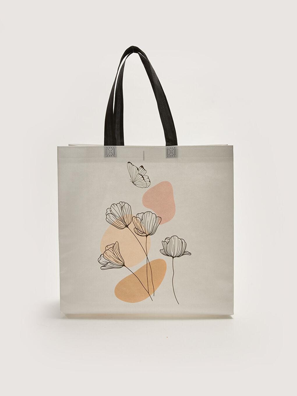 Floral Printed Women's Shopping Bag
