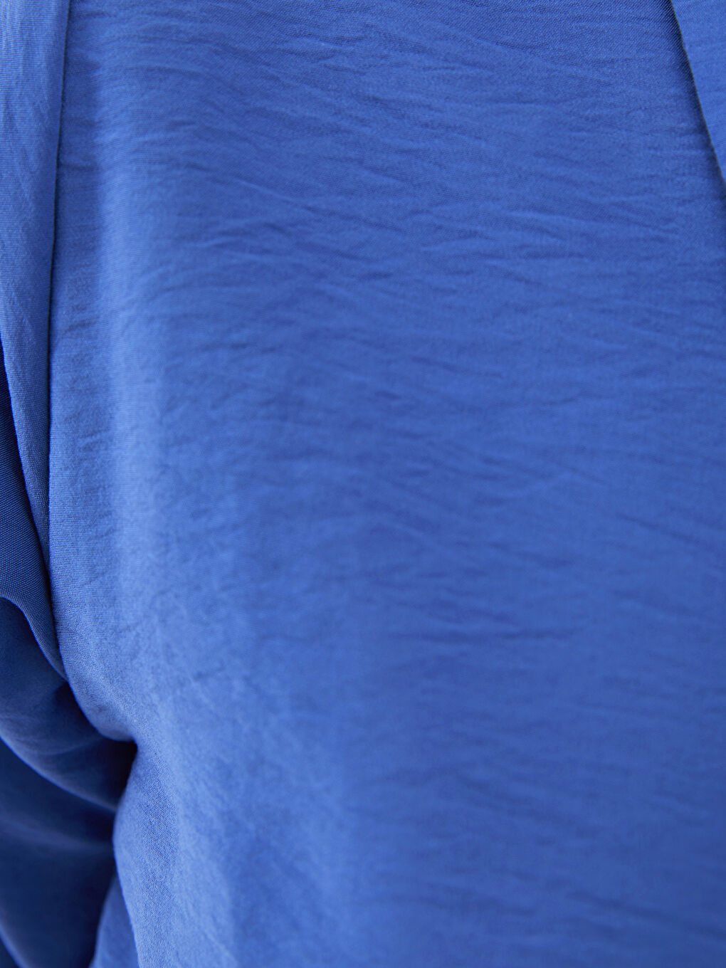 Buttoned Regular Long Sleeve Gabardine Women's Shirt-2