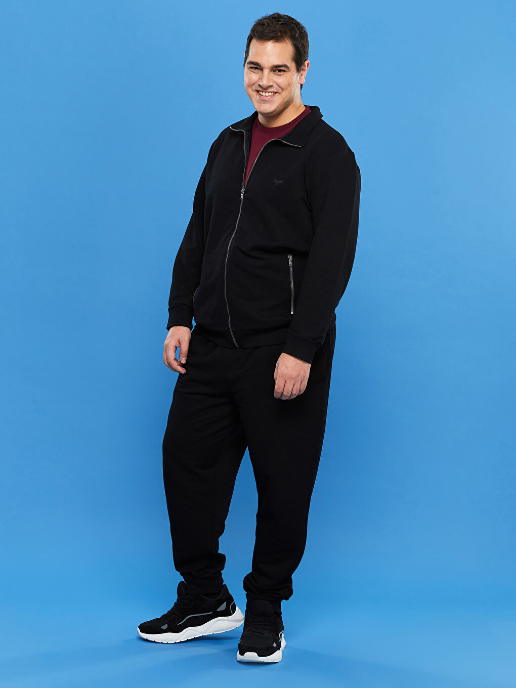 LCWAIKIKI Basic Große Größen Standard Passform Herren Jogginghose -W1K587Z8-CVL