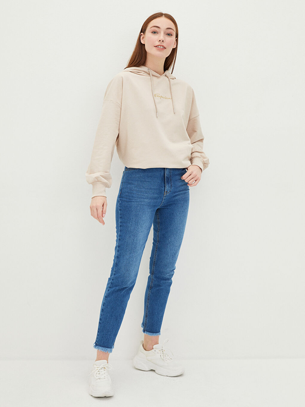 Straight Fit Women's Jeans-1