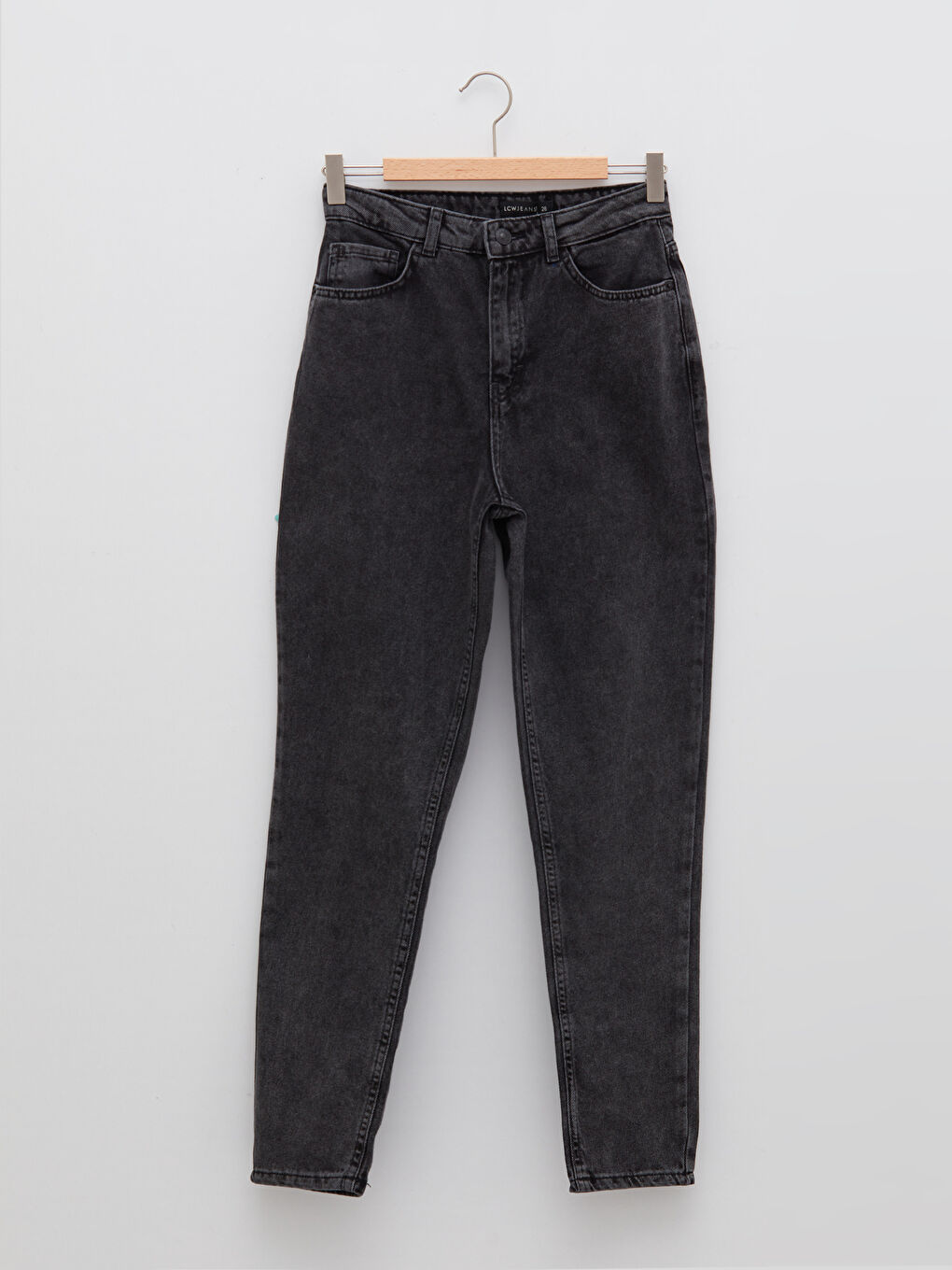 LCW Jeans Jean en Denim Rodeo Taille Haute Coupe Maman Détail Poches pour Femmes -W1K644Z8-GRD