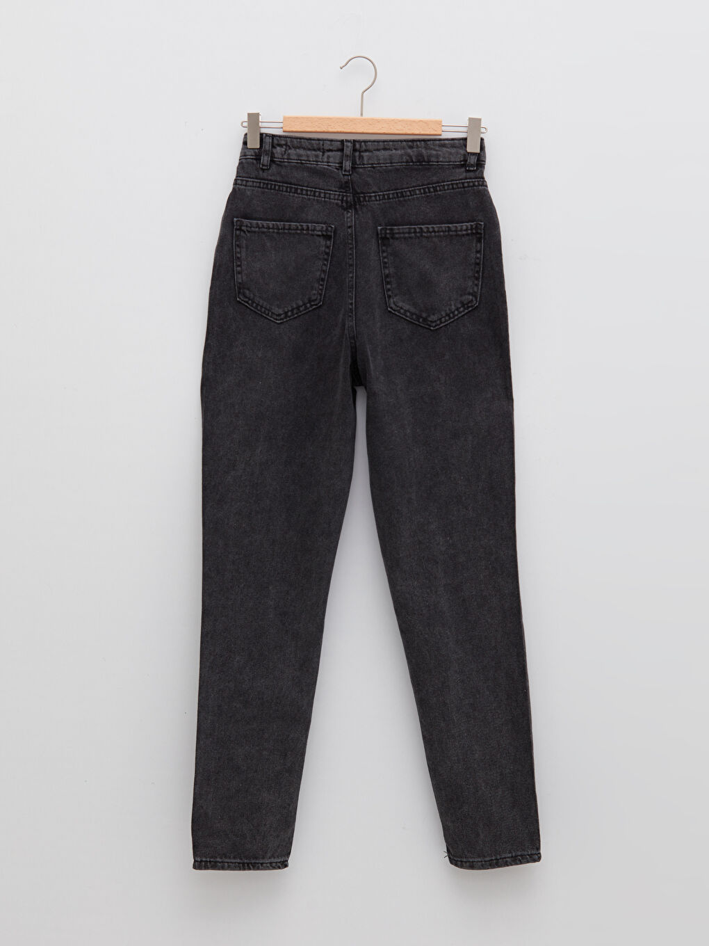LCW Jeans Jean en Denim Rodeo Taille Haute Coupe Maman Détail Poches pour Femmes -W1K644Z8-GRD