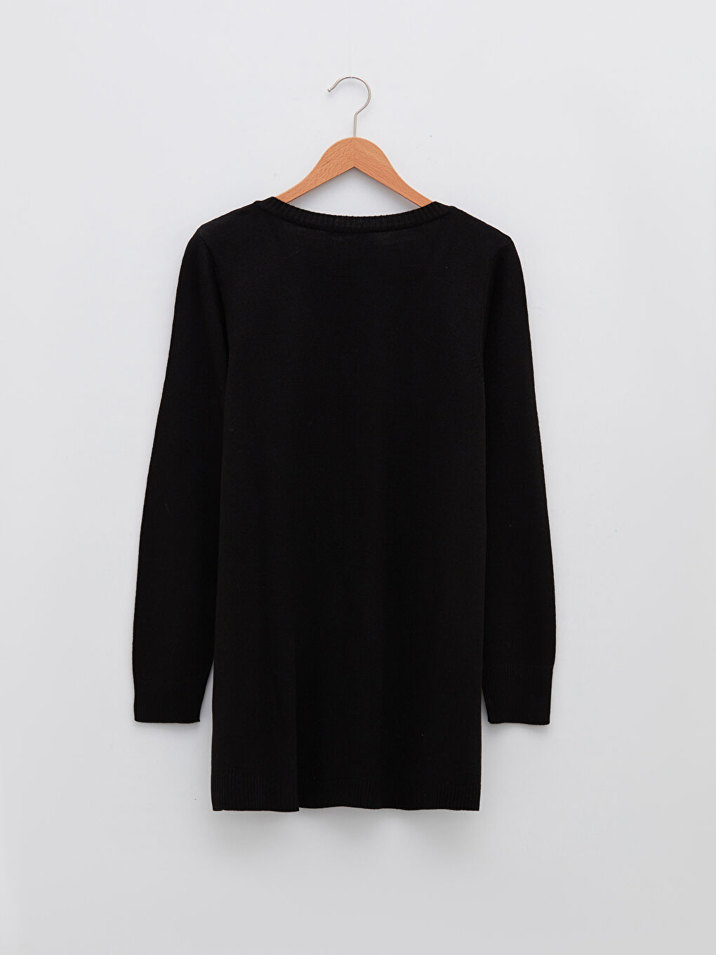 Plus Size V Neck Regular Long Sleeve Women's Tricot Sweater-12