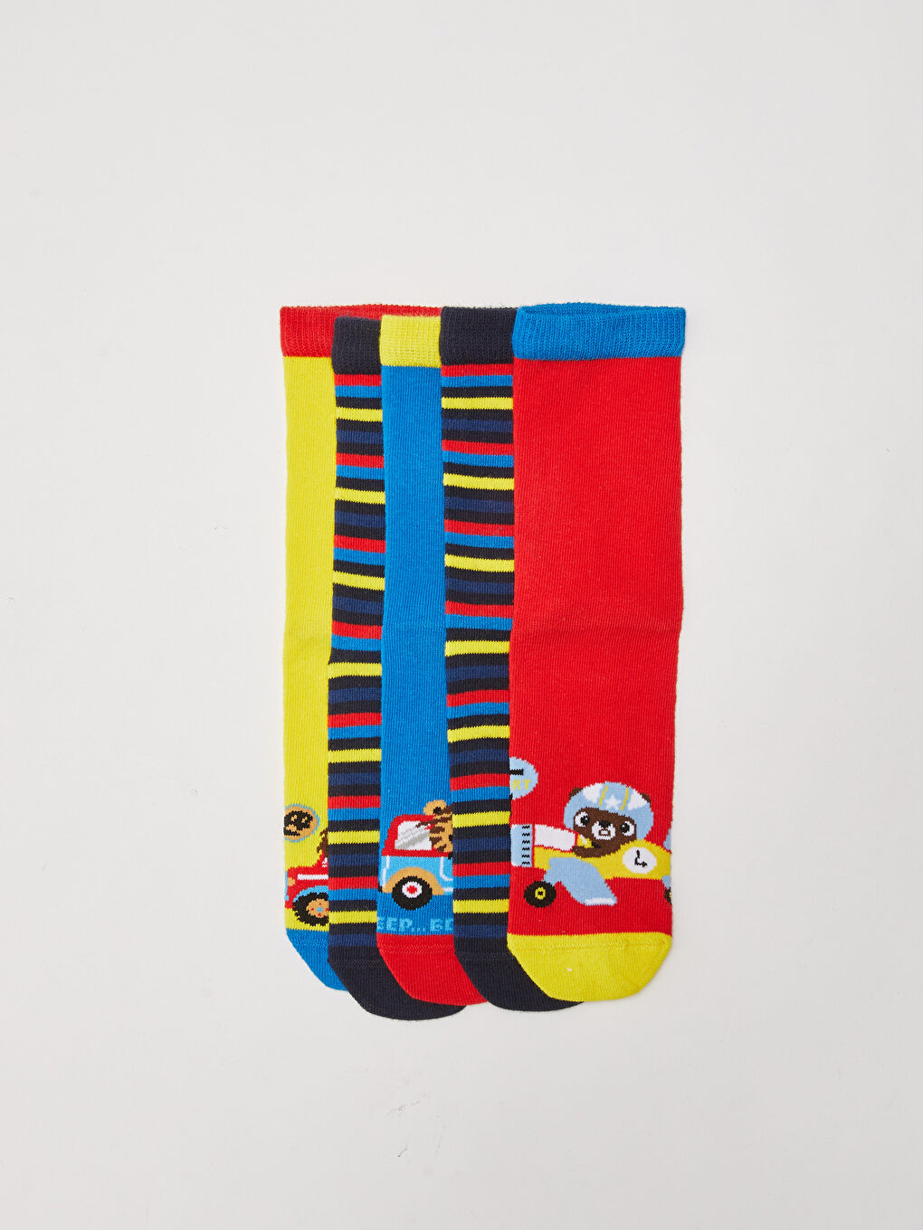 Patterned Boys' Ankle Socks 5 Pack