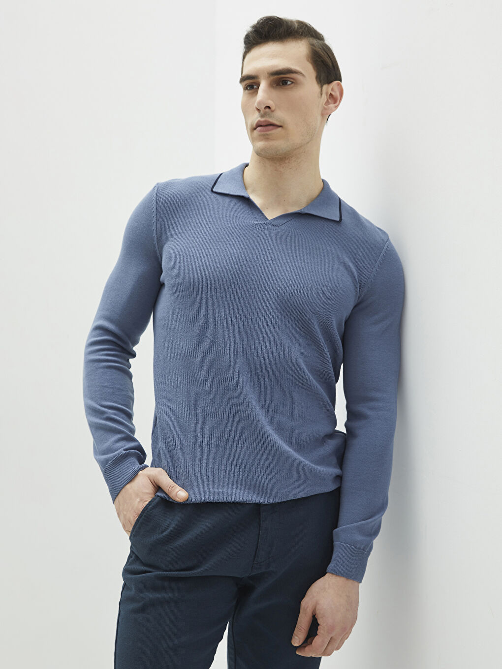 SOUTHBLUE Rollkragen Langarm Dünner Herren Strickpullover -W1K703Z8-H8X