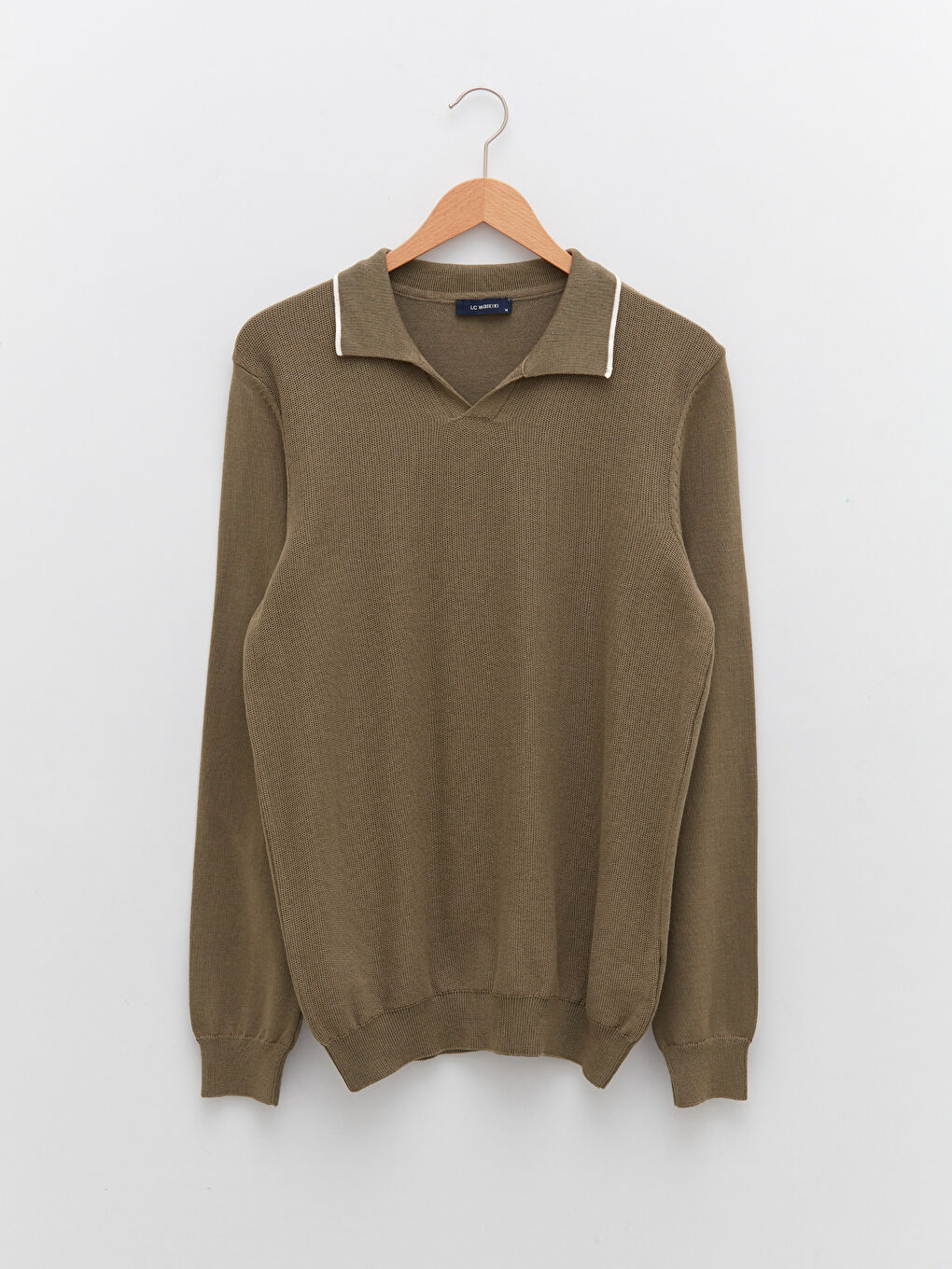 Rollkragen Langarm Dünner Herren Strickpullover-5